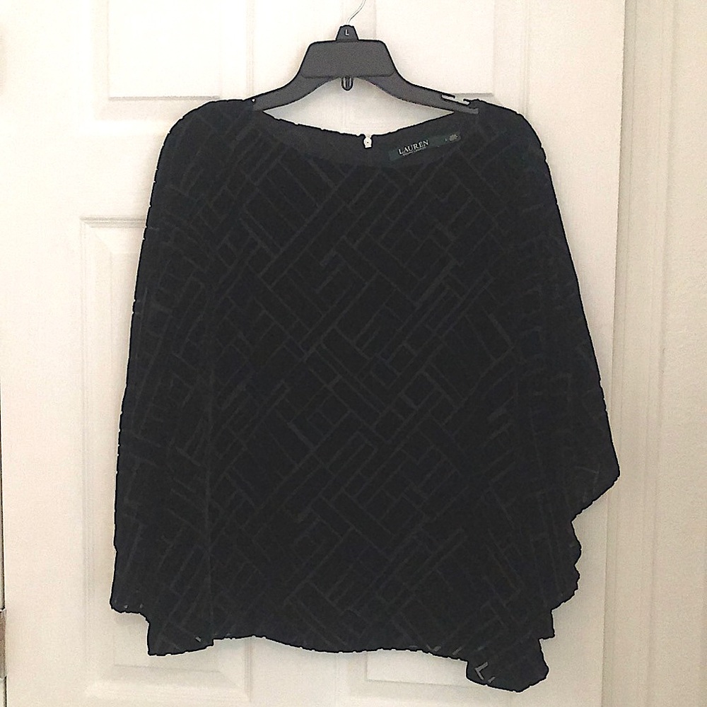 Velvet burnout dressy top